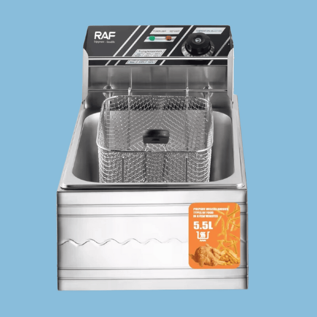 RAF 5.5L Single Deep Fryer, 2500W, Model R5220