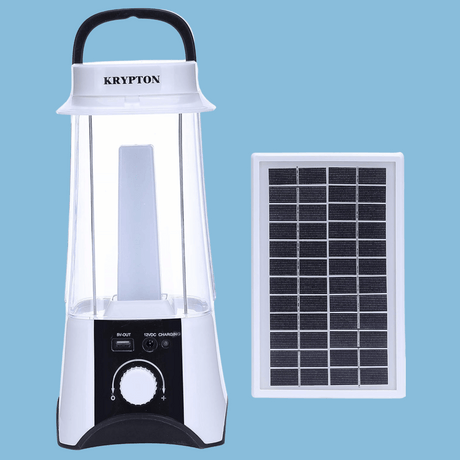 Krypton Rechargeable Solar LED Emergency Light - KNSE5345