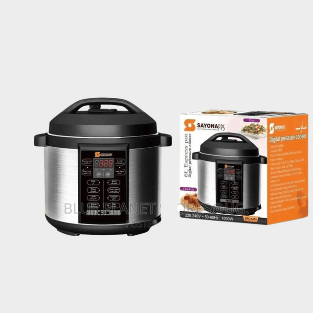 Sayona 6L Digital Electric Pressure Cooker - 4413 - KWT Tech Mart Uganda