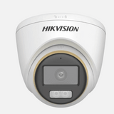 Hikvision 2 MP ColorVu Dual-light Fixed Turret Camera DS-2CE72DF3T-LFS – 40 m Night Vision  (Motion-Detection Alerts)