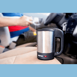 Geepas 12V Stainless Steel Car Kettle - 500ml Water Heater for Caravans - GK38041