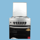 Blueflame 3 Gas Burner + 1 Electric Cooker, Inox, C5031E-BM - KWT Tech Mart Uganda