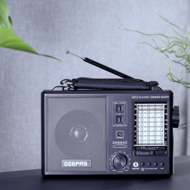 Geepas Rechargeable Radio | BT/USB/SD/TF Music Player GR6842 - KWT Tech Mart Uganda