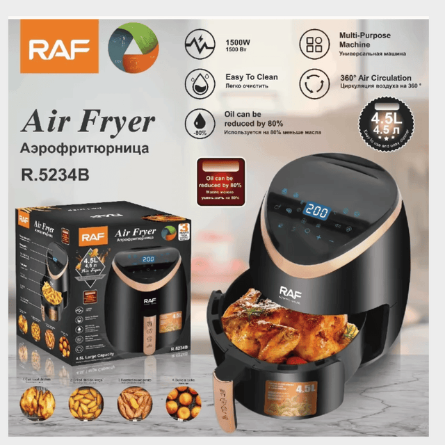 RAF 4.5L Air Fryer, 1500W, Model R5232