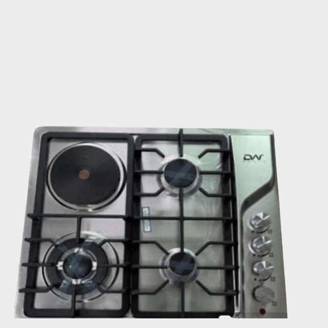 Digiwave Built-in SS Cooker, 3 Gas + 1 Electric DWHOBG2003