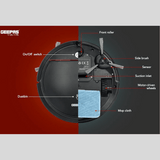 Geepas 2-in-1 Wet & Dry Robot Vacuum GRVC19057