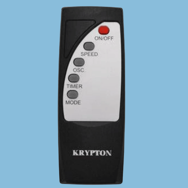 Krypton 18" Stand Fan with Remote Control - Adjustable Speed & Convenience - KNF6559