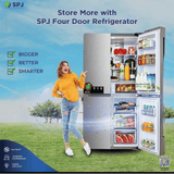 SPJ 599L Fridge, Top Mount Frost Free Refrigerator