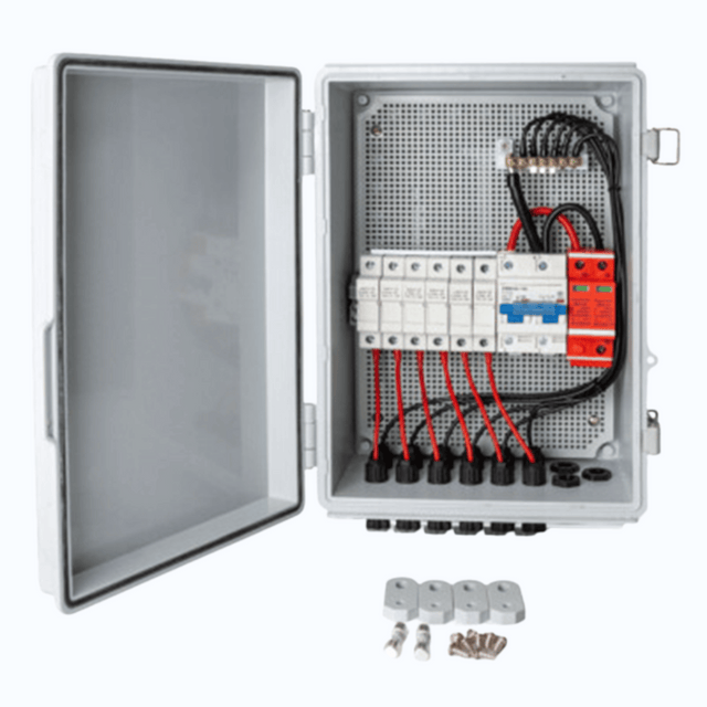 Felicity DC String Combiner 6-to-1, 6-Input, 1-Output, 100A, DC 500V