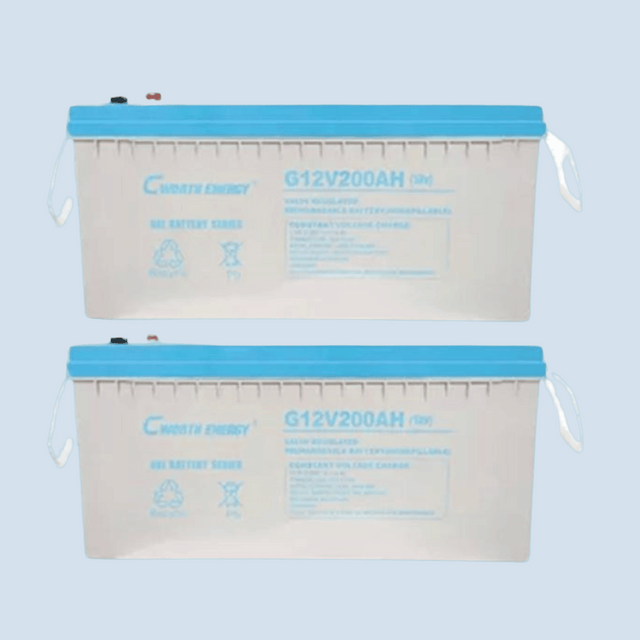 Cworth 12V 200Ah High-Capacity GEL Battery, G-12V 200AH