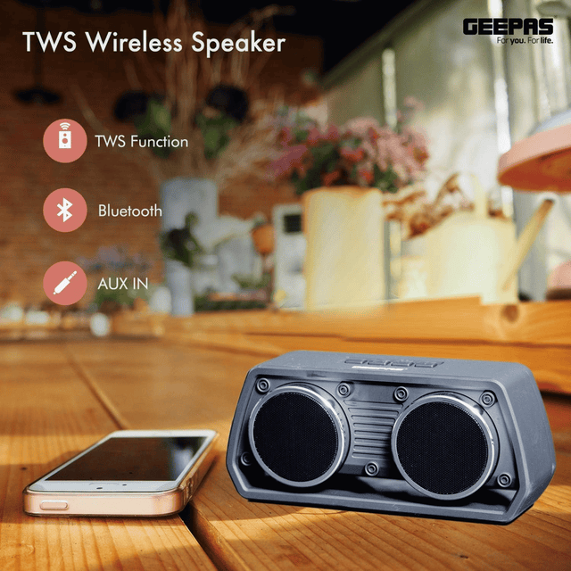Geepas Portable Bluetooth Speaker GMS11181N