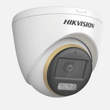 Hikvision 2 MP ColorVu Dual-light Fixed Turret Camera DS-2CE72DF3T-LFS – 40 m Night Vision  (Motion-Detection Alerts)