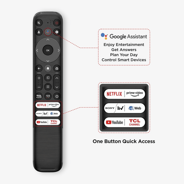 TCL 65" 4K Ultra HD QLED Smart TV - Immersive Viewing Experience - 65C655