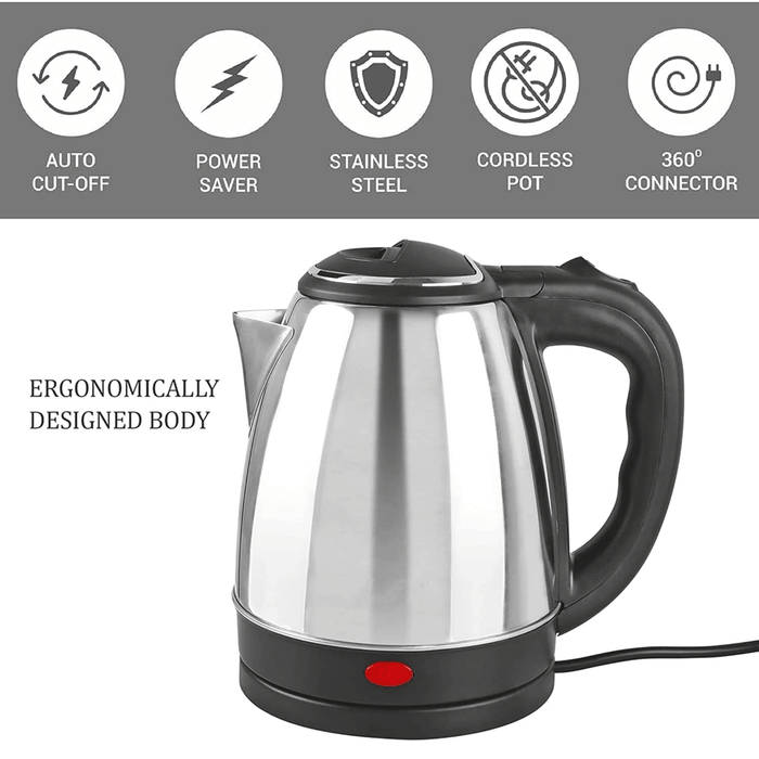 Pixel 2L Stainless Steel Electric Kettle