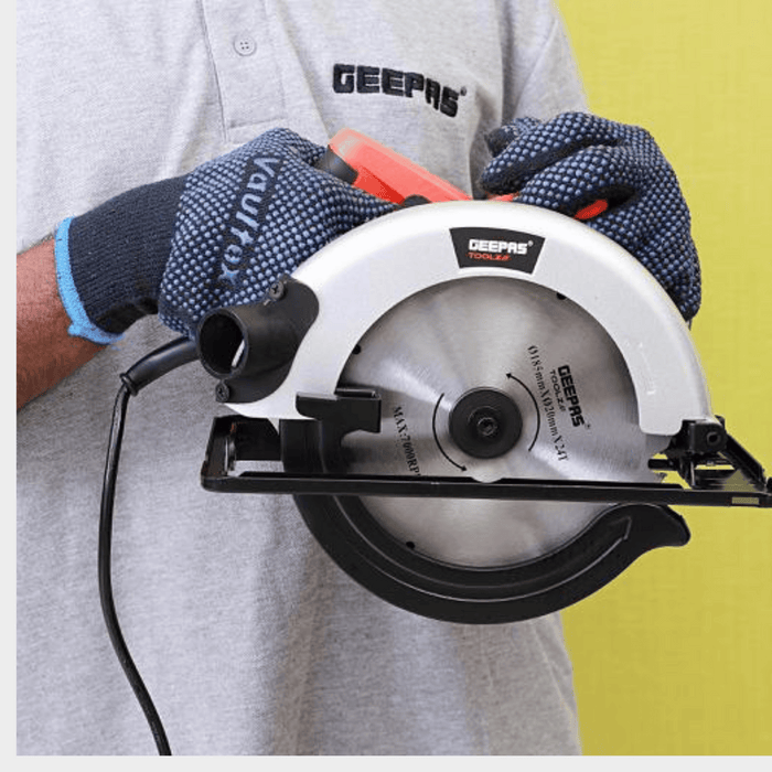 Geepas 1200W Circular Saw 185mm | 65mm Cutting Depth GCS1200 - KWT Tech Mart Uganda