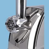 Geepas Stainless Steel Meat Grinder 1600W - High-Performance Grinding, Model GMG1909 (Silver)