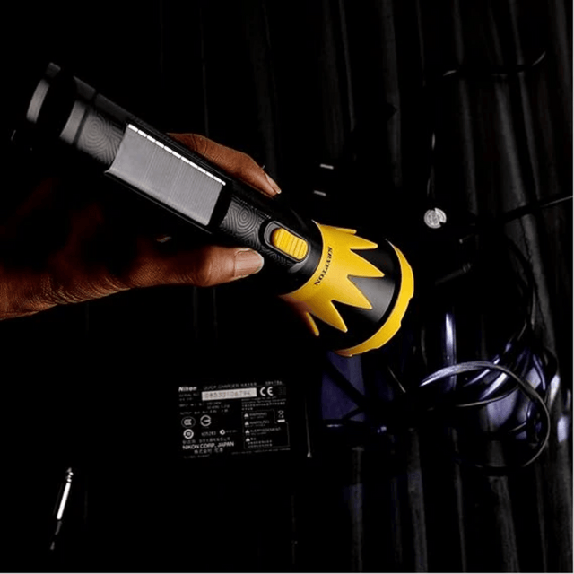 Krypton Solar Rechargeable Flashlight KNFL5159