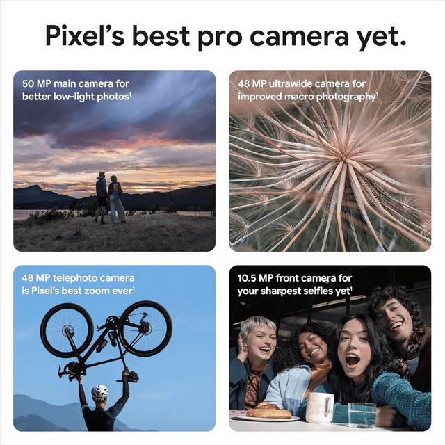 Google Pixel 8 Pro – 16GB RAM, 256GB ROM, 50MP, 5050mAh – Black