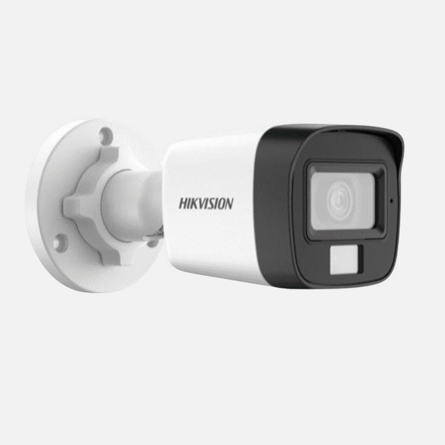 Hikvision 2 MP Smart Hybrid Light with ColorVu Fixed Mini Bullet Camera DS-2CE10DF0T-LPFS – 20 m Night Vision
