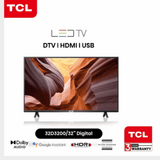 TCL 32" Full HD LED Digital Frameless TV