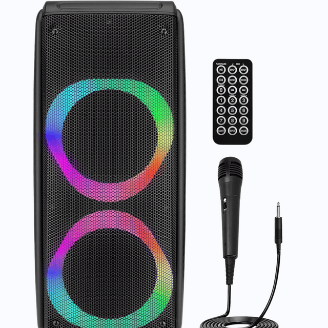 Smart Plus 6.5" Rechargeable Speaker with Wired Microphone - MP7575