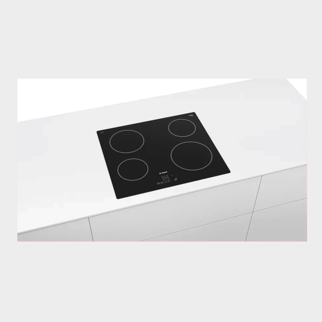 Bosch Electric Hob with Inbuilt Hard Glass PKE611B17E, Black - KWT Tech Mart Uganda