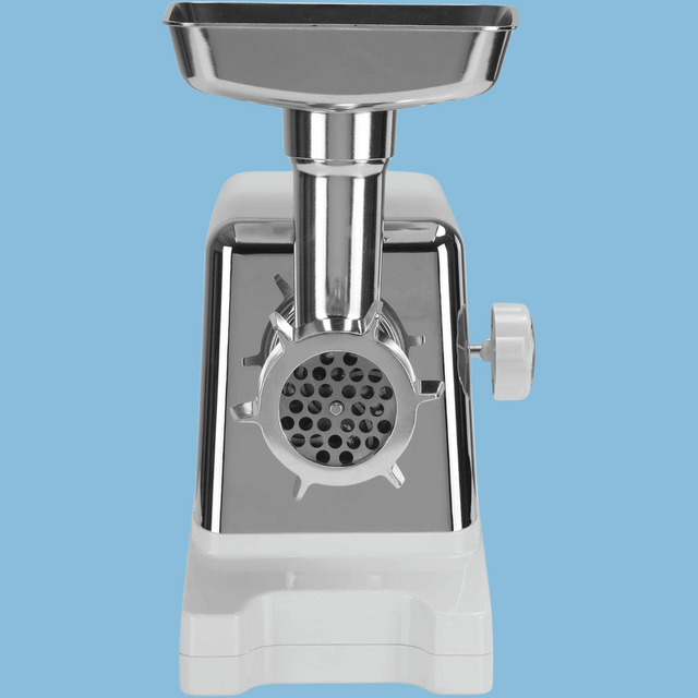 Geepas Meat Grinder 1600W, 2kg/Min - Reverse Function, 3 Stainless Steel Cutting Plates - GMG1911
