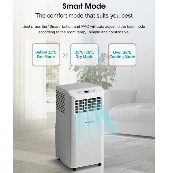 Hisense 9000 BTU Portable Air Conditioner - Efficient Cooling Solution