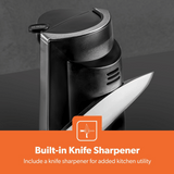 Geepas Can/Bottle Opener + Knife Sharpener GC063023