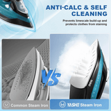 Hisense Steam Iron 1800W - 250ML Water Tank, Model HS28SIWES1 (White)
