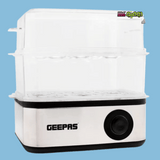 Geepas Multi-Function 16pcs Egg Cooker and Steamer - GEB63019