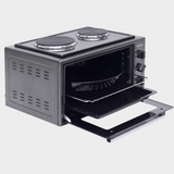 Blueflame 45L Electric Mini Oven, 2 Hot Plates Black 45302-L - KWT Tech Mart Uganda