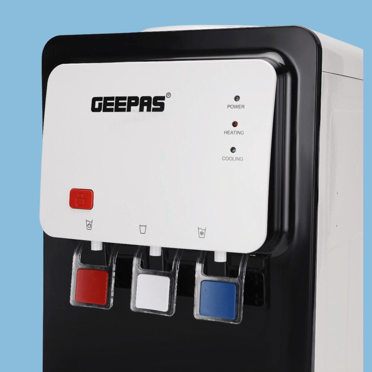 Geepas 3-Tap Top Load Water Dispenser GWD17019 - KWT Tech Mart Uganda