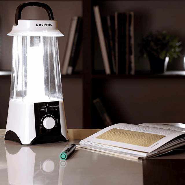 Krypton Rechargeable Solar LED Emergency Light - KNSE5345