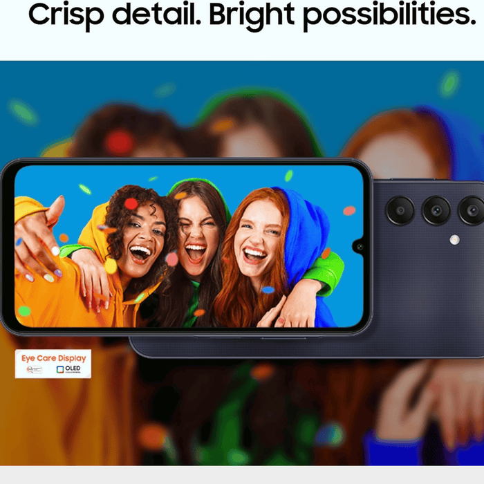 Samsung Galaxy A25 5G – 6.5", 6GB RAM, 128GB ROM, 50MP, 5000mAh – Black/Blue