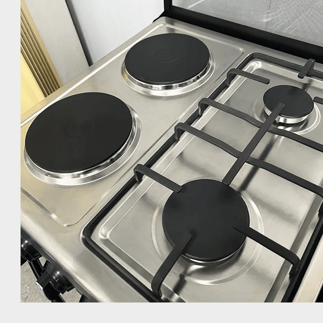 STYLE Cooker 50x50cm 2 Gas + 2 Electric – Stainless Steel