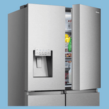 Hisense 720-Litre French Door Side by Side Fridge RC-72WC4SW1; With Ice & Water Dispenser, Frost Free Refrigerator – Silver