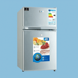 ADH 130L Double Door Refrigerator – Silver BD 130H - KWT Tech Mart Uganda