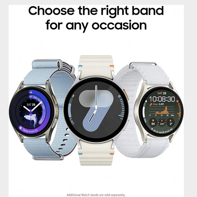Samsung Galaxy Watch 7 – 44mm, 1.5", 2GB RAM, 425mAh – Green/Silver