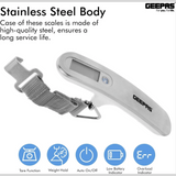 Geepas Digital Luggage Scale 50kg GLS4221
