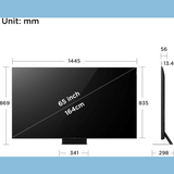 TCL 65" 4K Mini HD QLED Smart TV - Ultra HD Display, Model 65C855