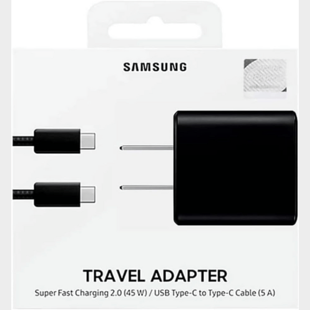 Samsung Charger – 45W Adapter, USB-C to USB-C Fast Charger