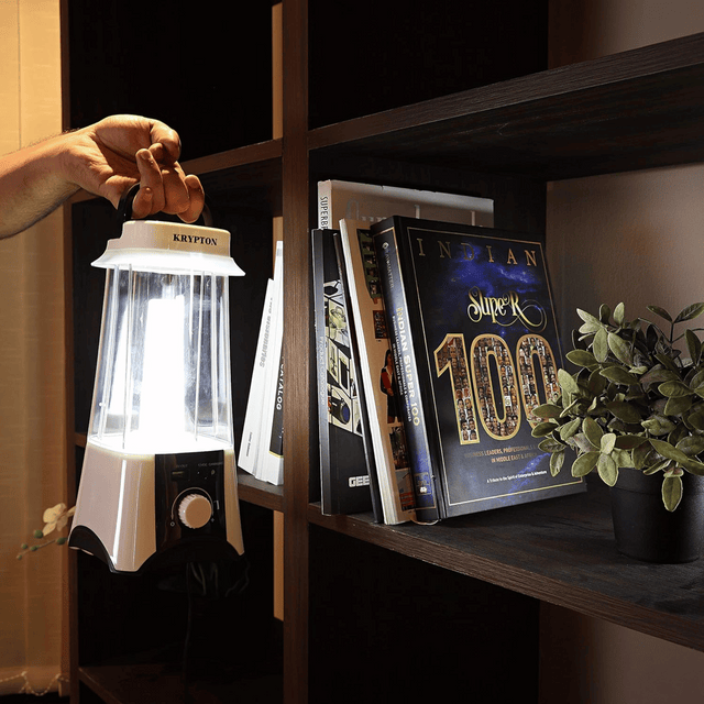 Krypton Rechargeable Solar LED Emergency Light - KNSE5345