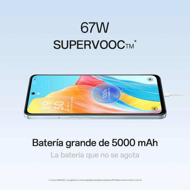 Oppo A98 5G – 8GB RAM, 256GB ROM, 64MP, 5000mAh – Black/Blue
