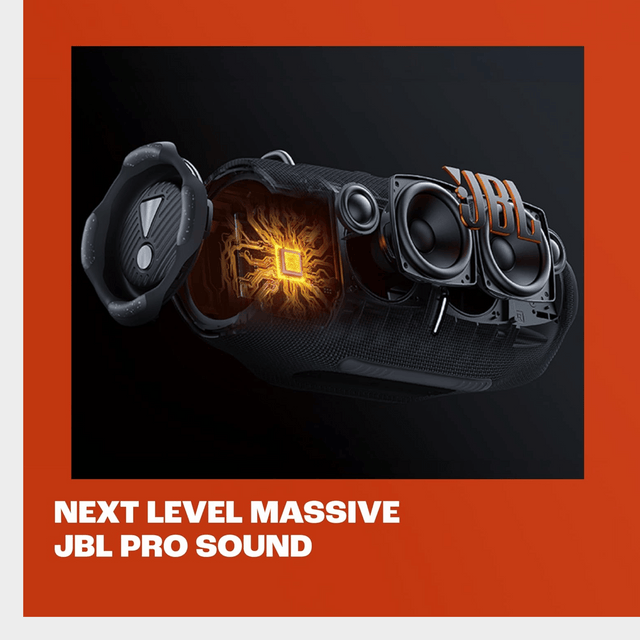 JBL Xtreme 4 Bluetooth Speaker, Powerful Sound, Black – 15H