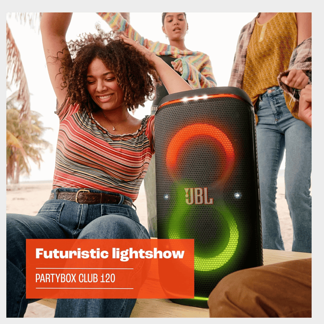JBL PartyBox 120, Portable Speaker with Dazzling Lights
