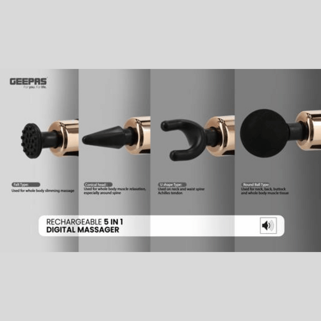 Geepas 4-in-1 Massage Gun GM86092UK