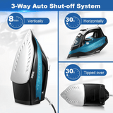 Hisense Steam Iron 1800W - 250ML Water Tank, Model HS28SIWES1 (White)