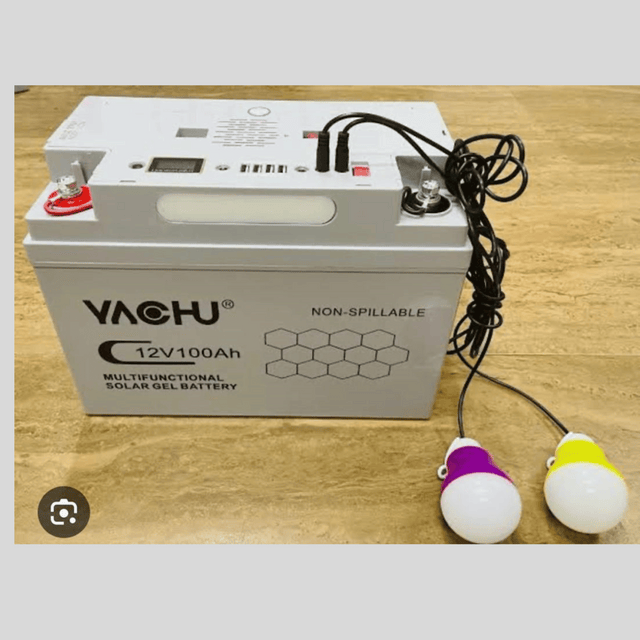 Yachu 12V 80Ah Multifunctional Gel Battery, USB – 25 kg
