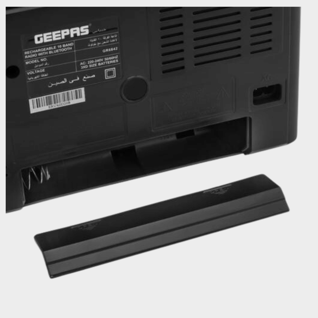 Geepas Rechargeable Radio | BT/USB/SD/TF Music Player GR6842 - KWT Tech Mart Uganda